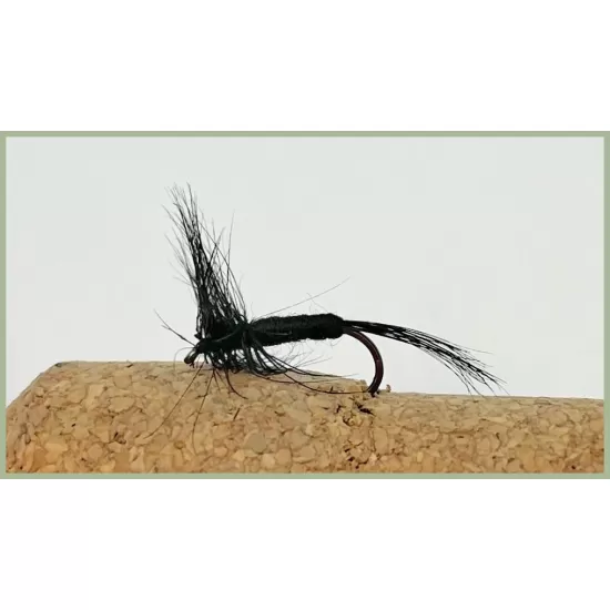 Barbless Black Spider Dry