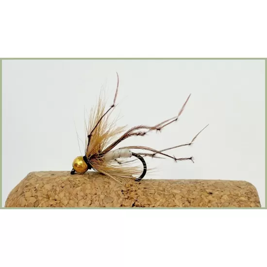 Barbless White Goldhead Daddy Long Legs