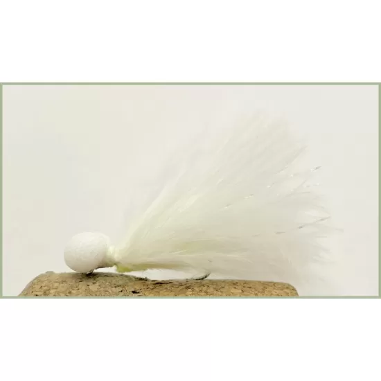 12 Barbless Booby Cats Whiskers - Black and White