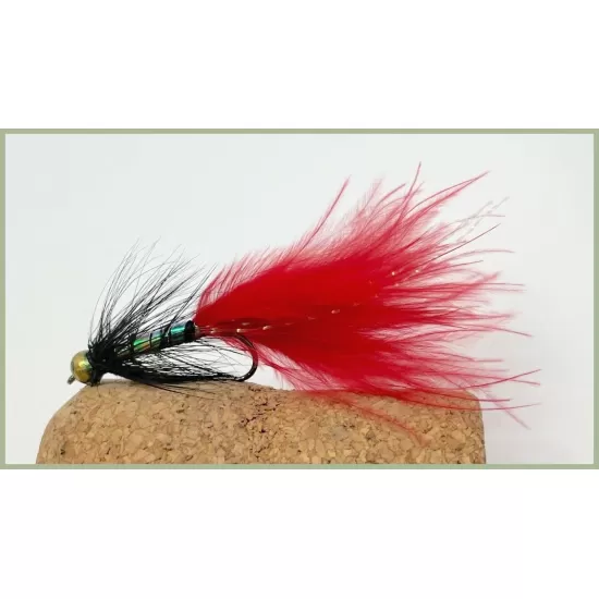 Barbless Red Goldhead Dancer