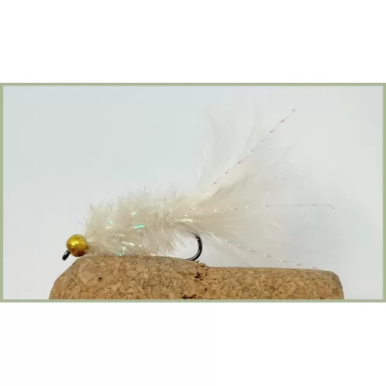 Barbless Goldhead White Fritz