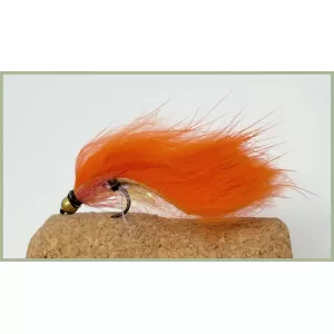 Barbless Goldhead Orange Zonker