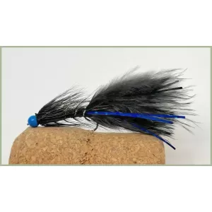 Barbless Hothead Flash Damsel - Black/Blue