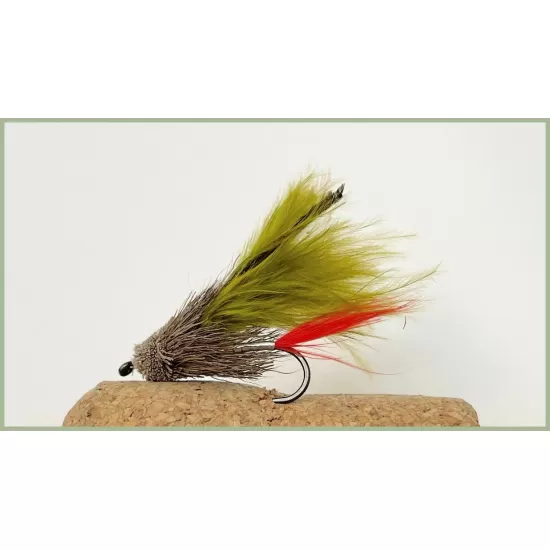 12 BARBLESS Marabou Muddler