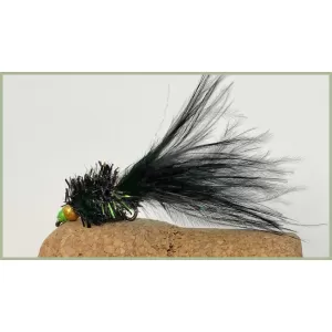 Barbless Black Green Nosed Nomad