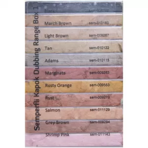 Kapok Dry Fly Dubbing FULL COLLECTION Dispenser