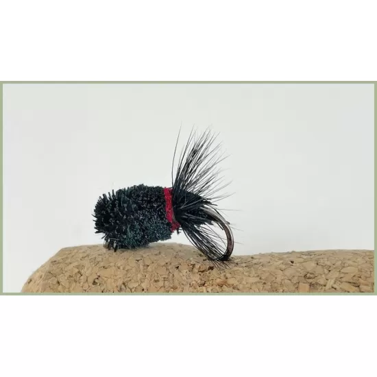 BARBLESS Carp Zig Bug - Black and Red