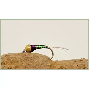 Perdigon Nymph - Goldhead Peacock