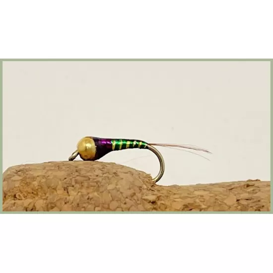 Perdigon Nymph - Goldhead Peacock