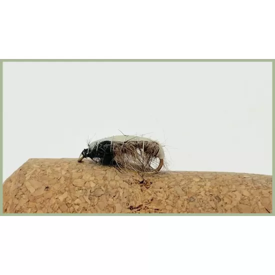 12 Czech Nymph, Black Olive & Brown