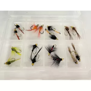 Comp Box - 16 Barbless Goldhead Nymph Flies