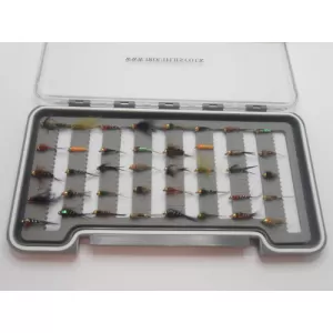 40 Mixed Barbless Jig Nymphs - Boxed Set