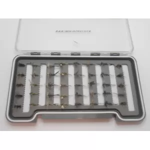 40 Boxed Drys Grey / Blue Patterns 