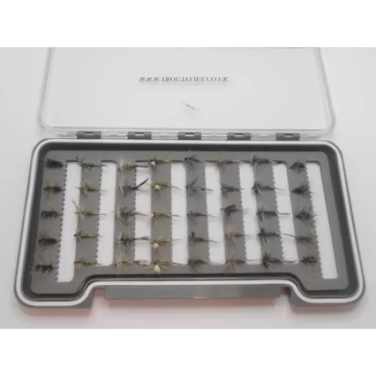 40 Boxed Drys Grey / Blue Patterns 