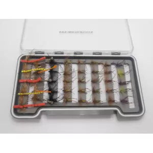 40 Barbless Daddy and Hopper Flies Boxed Set