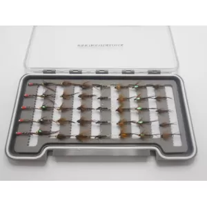 40 Boxed Pheasant Tail Nymphs - 8 Variations