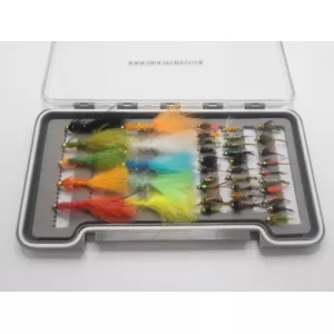40 Barbless Goldhead Nymph and Lures Boxed Set