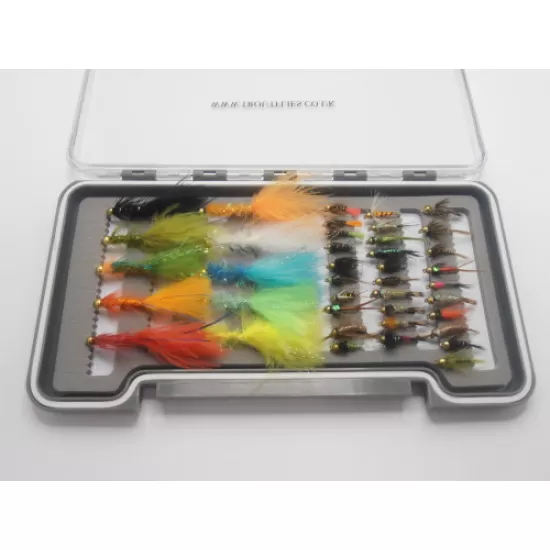 40 Barbless Goldhead Nymph and Lures Boxed Set