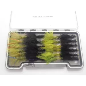 24 Flash Damsels Boxed Set (Blacks & Olives)