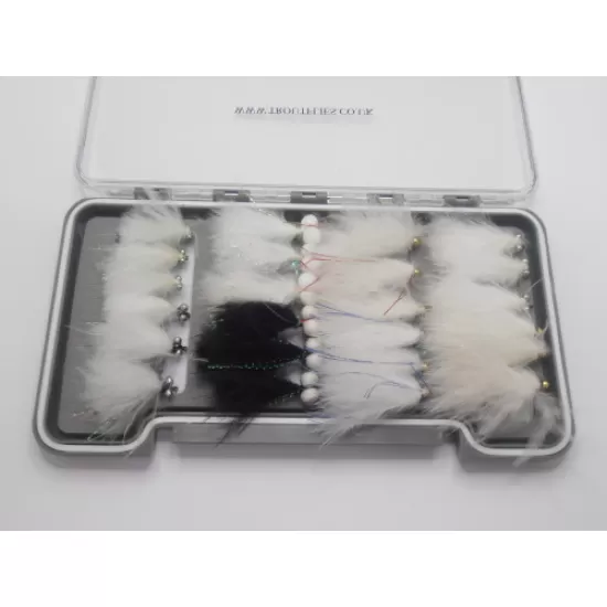 24 Barbless Cats Whiskers Boxed, Boobys - 4 Variations