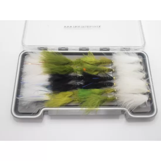 24 Barbless Cats Whiskers / Flash Damsel Boxed - Hotheads & GHs