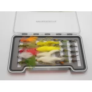 24 Tungsten Nymph and Lure Flies  - Boxed Set