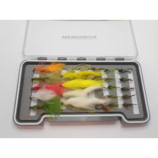 24 Tungsten Nymph and Lure Flies  - Boxed Set