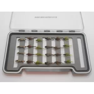 24 Barbless Goldhead and Tungsten Nymph Boxed Set
