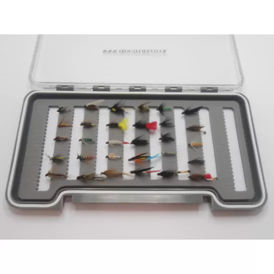 30 Random Barbless Wet Flies Boxed Set