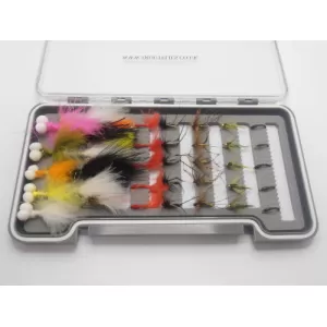 40 Barbless Summer Still Water Flies Boxed Set 