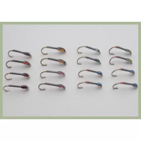 16 Quill Buzzer Flies - Full Colour Range