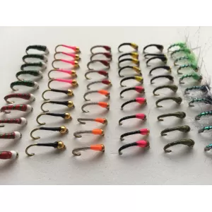 60 Weighted Buzzers (goldheads) - Specific Patterns