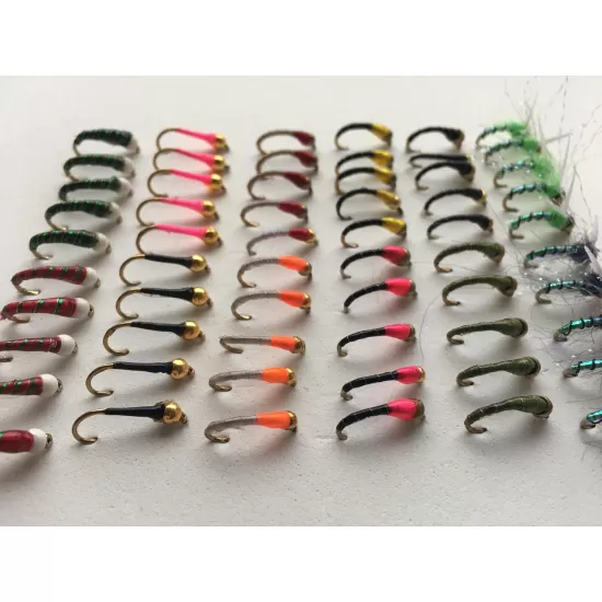 60 Weighted Buzzers (goldheads) - Specific Patterns