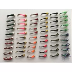 60 Weighted Buzzers (goldheads) - Specific Patterns