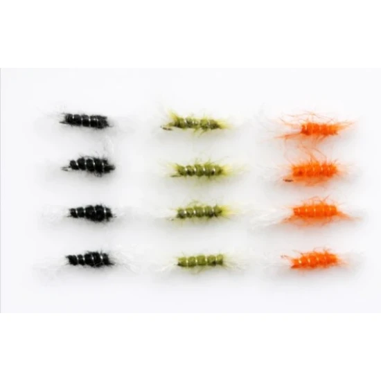 12 Shipman Buzzer - Black, Olive & Orange
