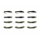 12 Barbless Epoxy Buzzer - Black and Olive