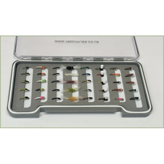 40 Barbless Boxed Buzzers, Various Patterns