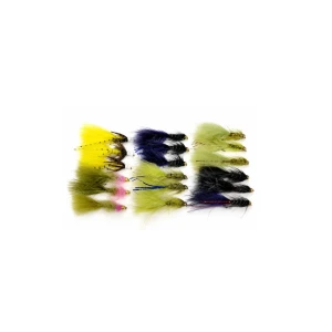 18 Barbless Goldhead Damsels - Flash and Special