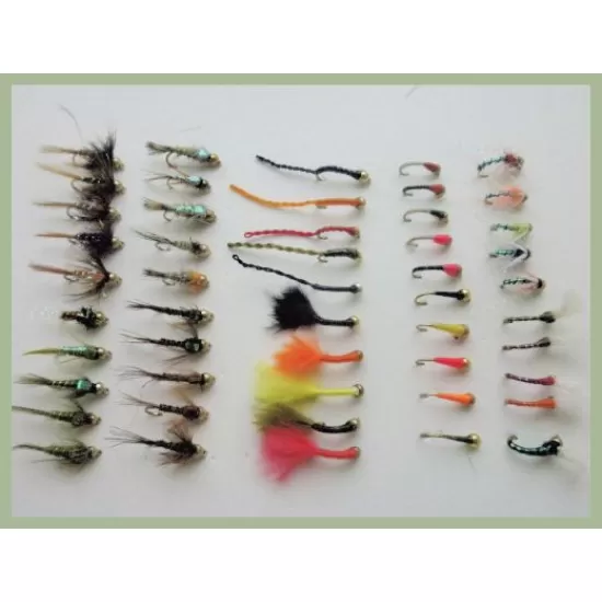 50 Goldhead Buzzer and Nymph - Named Flies