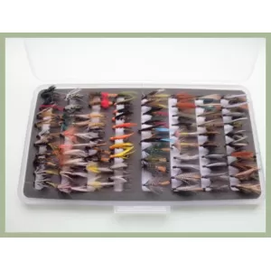 80 BARBLESS Wet Fly Box Set
