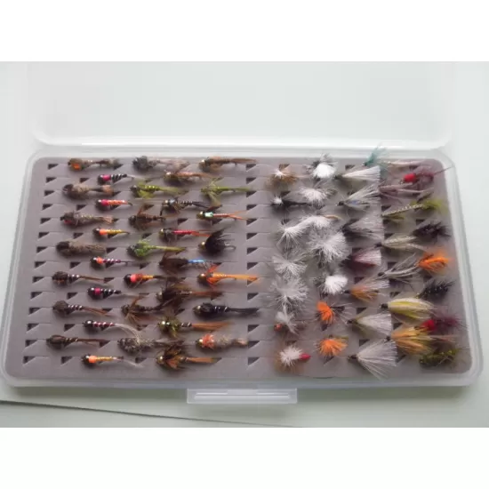 70 Nymph and Emerger - Double dropper - Boxed Selection 