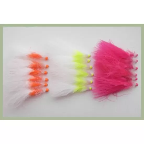 18 Hothead Lures -SLIX - Orange, Pink, Chartreuse