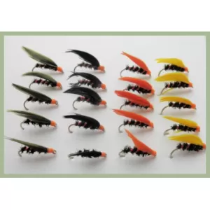 20 Cormorant Wets Orange, Olive, Black, Yellow
