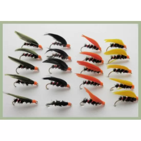 20 Cormorant Wets Orange, Olive, Black, Yellow