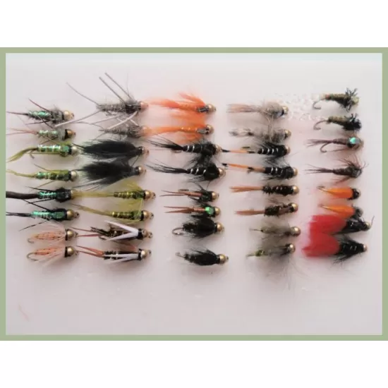 40 Random Goldhead Nymph