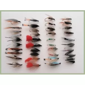 40 Barbless Random Wet Flies