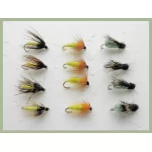 12 Nymph Pupa - Caddis, Amber and La Fontaine