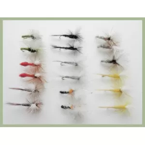 18 Parachute Dry Flies - 8 varieties