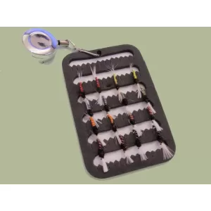 16 Standard Thoraxed Buzzer on a Fly Patch with a Zinger