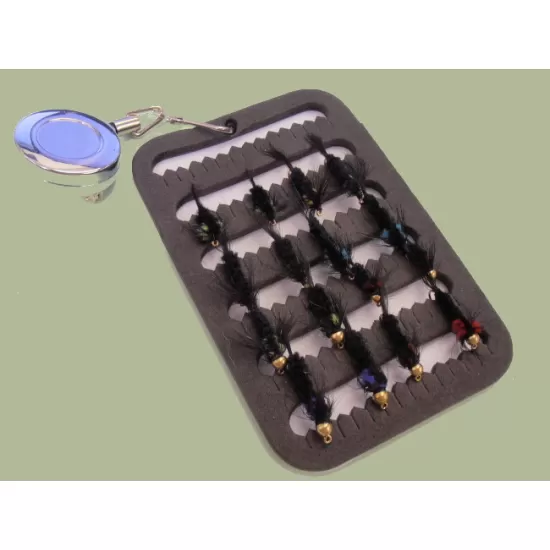 16 Montana - Goldhead and Unweighted on a Fly Patch with a Zinger